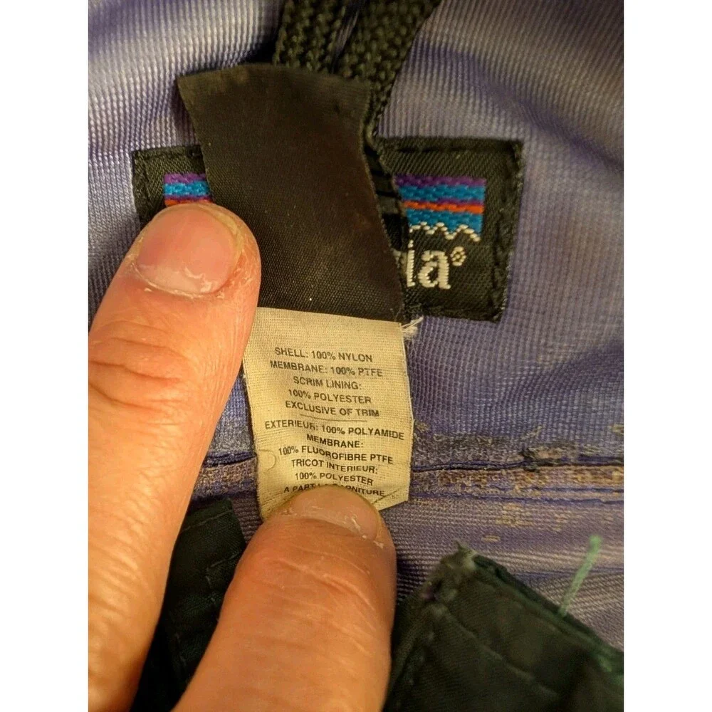 Men's Rare Vintage 1998 Patagonia Torre Jacket Shell Membrane Blue Size M *Read - Picture 5 of 12